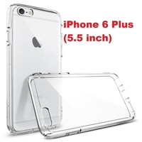 Puloka TPU Siliconen hoesje voor de achterkant van de Apple iPhone 6 Plus / 6S Plus - Transparant