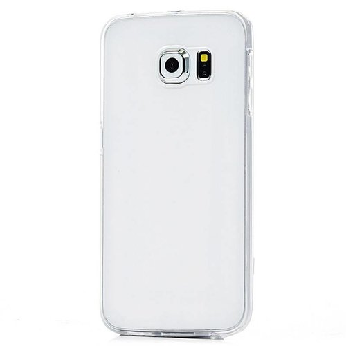 Puloka TPU Siliconen hoesje voor de achterkant van de Samsung Galaxy S6 Edge Plus - Transparant / Bruin