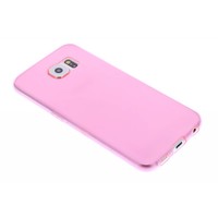 Puloka TPU Siliconen hoesje voor de achterkant van de Samsung Galaxy S6 - Transparant / Grijs / Roze / Bruin / Blauw