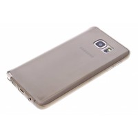 Puloka TPU Siliconen hoesje voor de achterkant van de Samsung Galaxy Note 5 - Transparant / Grijs / Bruin