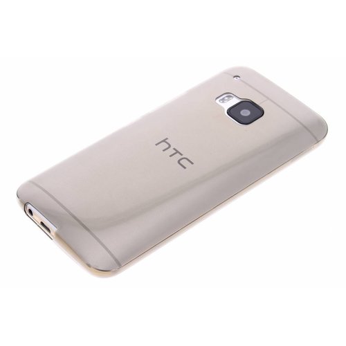 Puloka TPU Siliconen hoesje voor de achterkant van de HTC One M9 - Transparant / Grijs / Roze / Bruin