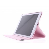iPad Air 9.7 inch 360° Rotating Case - Roterende Hoes - Zwart / Roze