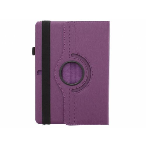 Samsung Galaxy Tab Pro 10.1 inch (P7500) 360° Rotating Case - Roterende Hoes - Wit / Paars