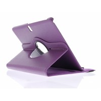 Samsung Galaxy Tab Pro 10.1 inch (P7500) 360° Rotating Case - Roterende Hoes - Wit / Paars