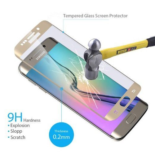 Samsung Galaxy S6 Edge Plus Screenprotector Curved - Glas