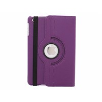 iPad Mini 1 360° Rotating Case - Roterende Hoes - Roze / Paars