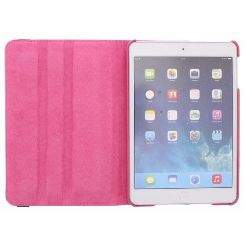 iPad Mini 1 360° Rotating Case - Roterende Hoes - Roze / Paars