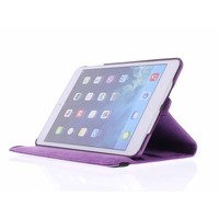 iPad Mini 2 360° Rotating Case - Roterende Hoes - Roze / Paars