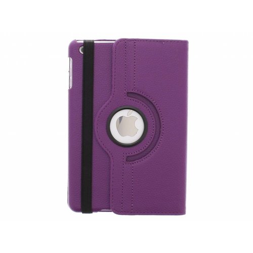 iPad Mini 2 360° Rotating Case - Roterende Hoes - Roze / Paars