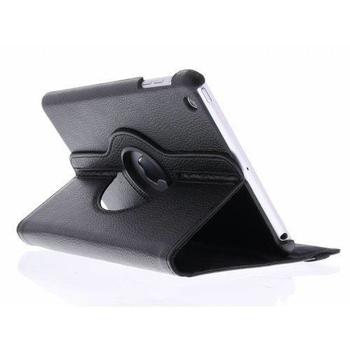iPad Mini 3 360° Rotating Case - Roterende Hoes - Zwart / Wit