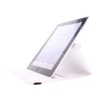 iPad 2 360° Rotating Case - Roterende Hoes - Zwart / Wit