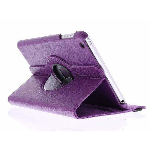 iPad 3 360° Rotating Case - Roterende Hoes - Roze / Paars