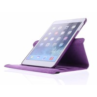 iPad 3 360° Rotating Case - Roterende Hoes - Roze / Paars