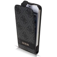 Guess Apple iPhone 5 / 5S en SE Originele Flipcase hoesje - Grijs