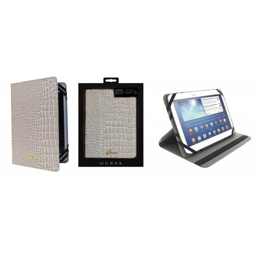 Persoonlijk pakket Waar Guess Originele Glossy Croco Universele Tablet Case hoesje 7″ / 8″ Inc -  Diamtelecom