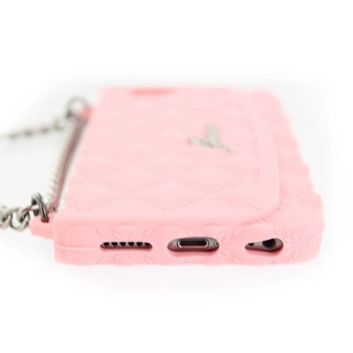 Guess Originele Silicone Clutch Case hoesje voor de Apple iPhone 6 / 6S - Roze