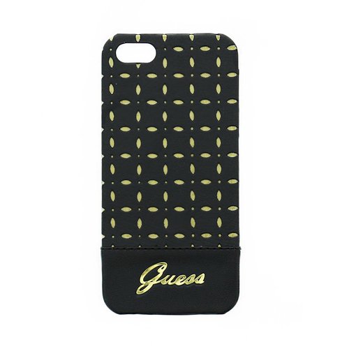 Guess Originele Gianina Hardcase achterkant hoesje voor de Apple iPhone 5 / 5S - Zwart