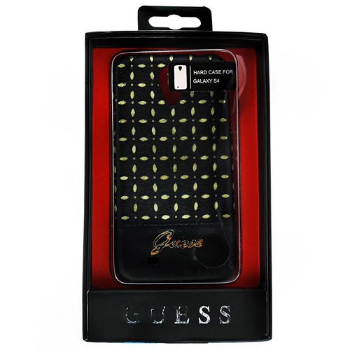 Guess Originele Gianina Hardcase achterkant hoesje - Zwart voor de Samsung Galaxy S4