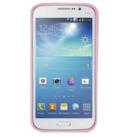 Samsung Galaxy Mega 5.8 siliconen (gel) achterkant hoesje - Roze / Rood