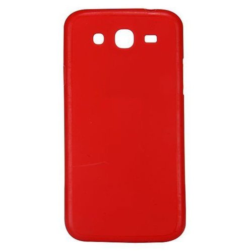 Samsung Galaxy Mega 5.8 siliconen (gel) achterkant hoesje - Roze / Rood