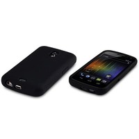Samsung Galaxy Nexus siliconen (gel) achterkant hoesje - Zwart