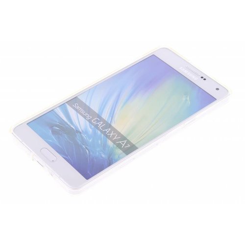 Samsung Galaxy A7 siliconen (gel) achterkant hoesje - Transparant