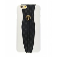 Automobili Lamborghini Huracan D2 Hardcase achterkant hoesje voor de Apple iPhone 6 / 6S - Zwart / Wit