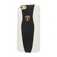 Automobili Lamborghini Huracan D2 Hardcase achterkant hoesje voor de Apple iPhone 6 / 6S - Zwart / Wit