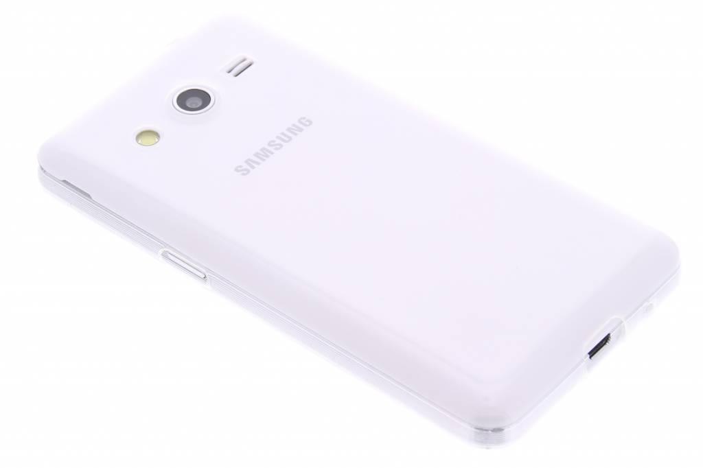 herhaling Verrast expeditie Samsung Galaxy Core 2 siliconen (gel) achterkant hoesje - Transparant -  Diamtelecom
