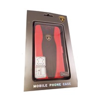 Automobili Lamborghini Huracan D2 Bookcase hoesje voor de Apple iPhone 6 / 6S - Zwart / Rood