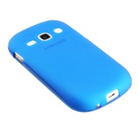 Samsung Galaxy Fame siliconen (gel) achterkant hoesje - Blauw