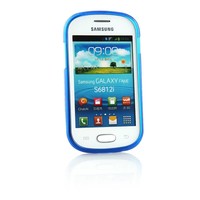 Samsung Galaxy Fame siliconen (gel) achterkant hoesje - Blauw