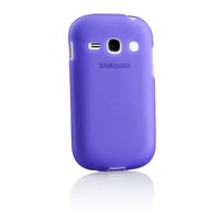 Samsung Galaxy Fame siliconen (gel) achterkant hoesje - Paars