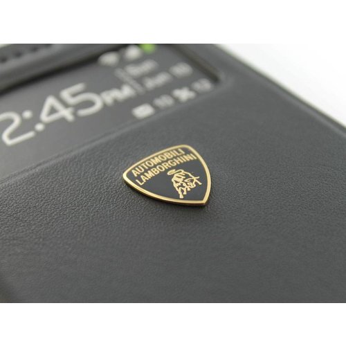 Automobili Lamborghini Batterycase hoesje met accu voor de Samsung Galaxy S4 - Zwart / Wit