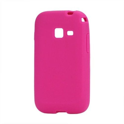 Samsung Galaxy Ace Duos siliconen (gel) achterkant hoesje - Roze