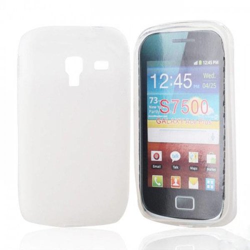 Samsung Galaxy Ace Plus siliconen (gel) achterkant hoesje - Transparant