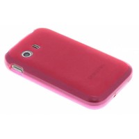 Samsung Galaxy Y siliconen (gel) achterkant hoesje - Rood