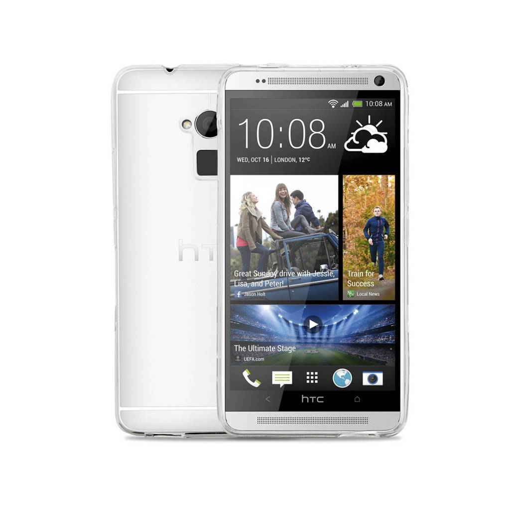 Vader fage commando Ongedaan maken HTC One Max siliconen (gel) achterkant hoesje - Transparant - Diamtelecom