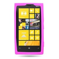 Nokia Lumia 920 siliconen (gel) achterkant hoesje - Roze