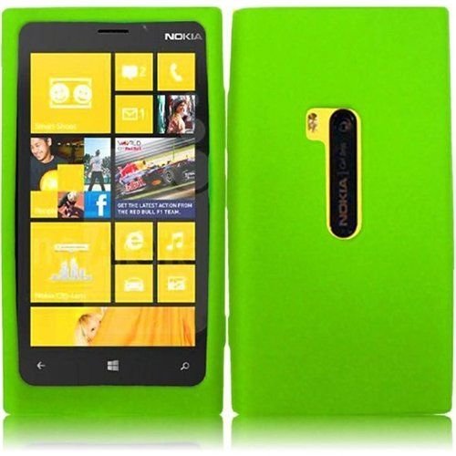 Nokia Lumia 920 siliconen (gel) achterkant hoesje - Groen