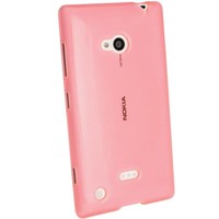 Nokia Lumia N720 / Microsoft Lumia 720 siliconen (gel) achterkant hoesje - Roze