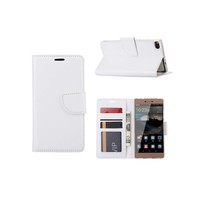 Bookcase Huawei P8 hoesje - Wit