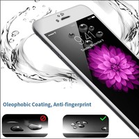 Apple iPhone 6 / 6S Screenprotector Titanium Alloy Fullscreen - Glas - Zilver