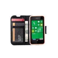 Bookcase Nokia Lumia N830 / Microsoft Lumia 830 hoesje - Zwart