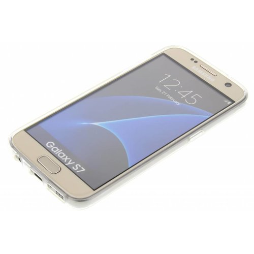 Samsung Galaxy S7 siliconen (gel) achterkant hoesje - Transparant