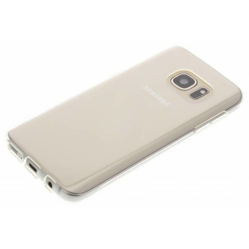Samsung Galaxy S7 siliconen (gel) achterkant hoesje - Transparant