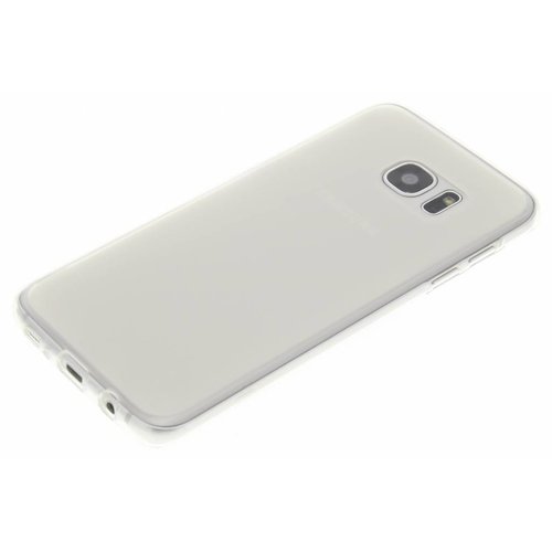 Samsung Galaxy S7 Edge siliconen (gel) achterkant hoesje - Transparant