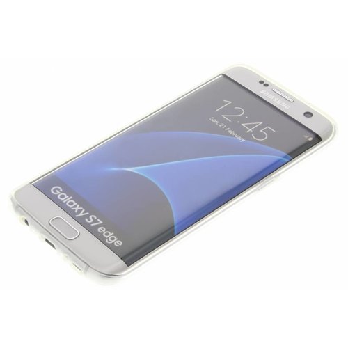 Samsung Galaxy S7 Edge siliconen (gel) achterkant hoesje - Transparant