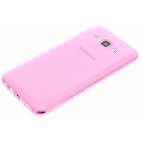 Samsung Galaxy J5 siliconen (gel) achterkant hoesje - Roze