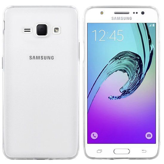 klant Onbemand Twisted Samsung Galaxy J5 (2016) siliconen achterkant hoesje - Transparant -  Diamtelecom